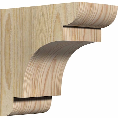 Ekena Millwork New Brighton Rough Sawn Corbel, Douglas Fir, 4"W x 8"D x 8"H COR04X08X08NEB00RDF